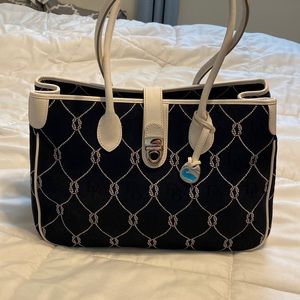Dooney & Bourke Black & White Large Handbag